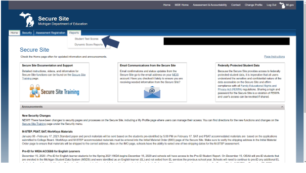 Export M STEP Data For Munetrix Michigan Only 